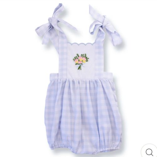 Rory Floral Smocked Bubble