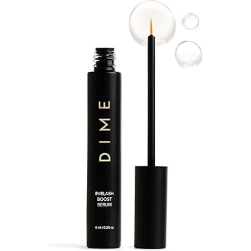 DIME Beauty Eyelash Boost Serum, Eyelash Growth Serum for Healthier, Longer, Thicker Eyelashes, 0.20 oz / 6 ml