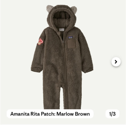 Patagonia Baby Furry Friends Fleece Bunting