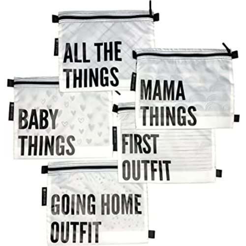 Lucky Love Hospital Bags For Labor and Delivery, Diaper Bag Organizing Pouches and Hospital Bag Essentials For Mom
