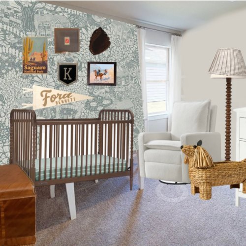 Dream Nursery Fund (Wallpaper & Dresser)