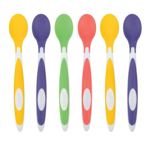 Dr. Brown's Designed to Nourish Soft-Tip Toddler Feeding Spoons, Color Variety, 4m+, 6-Pack - Walmart.ca
