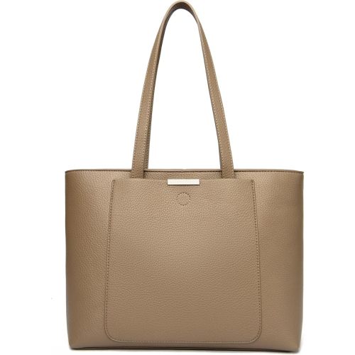 Large Capacity Structured Tote Bag for Women, Casual Shoulder Handbag with Multiple Pockets