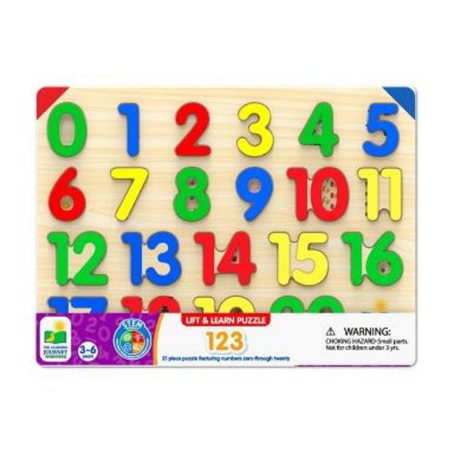 The Learning Journey International Lift & Learn Puzzle - 123 : 21pc Board Game