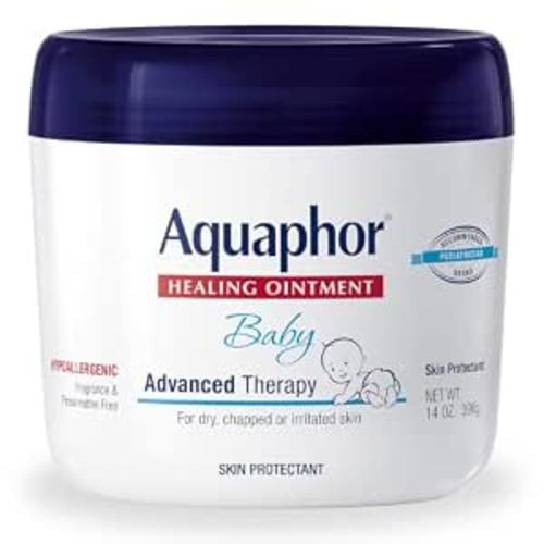 Aquaphor Baby Healing Ointment for Diaper Rash and More, 14 OZ | Baby Skin Protectant with Petrolatum for Chapped or Dry Skin, Drool Rash and Diaper Rash, Hypoallergenic, Fragrance Free