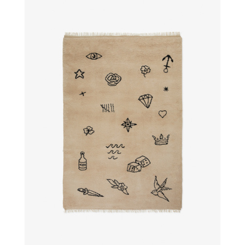 Nursery Rug | 8x10 | Color: Sand