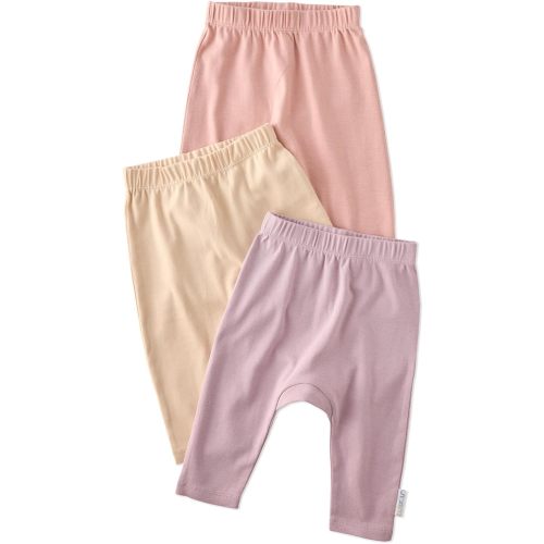 Baby Harlowe 3-Pack Pants​ 100% Organic Cotton for Baby Boys & Girls