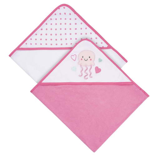 Parent’s Choice Hooded Towels, Girls, Pack of 2, 26 x 30 in - Walmart.ca