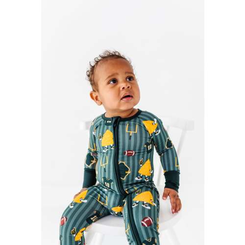 Touchdown, Wisconsin! Convertible Footies- PREORDER