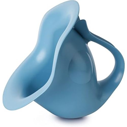 Potty for Newborn Baby Potty Training; for Diaper Free Baby Elimination Communication Indoor & Outdoor; Attractive Fish Shape (Blue)