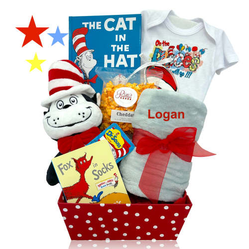 Dr. Seuss Baby Gift Basket - A Whimsical Gift for New Parents!