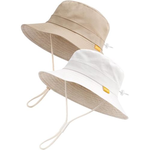 FURTALK Baby Toddler Sun Hat for Boy Girl Summer Bucket Hat Kids Sun Protection Beach Hat