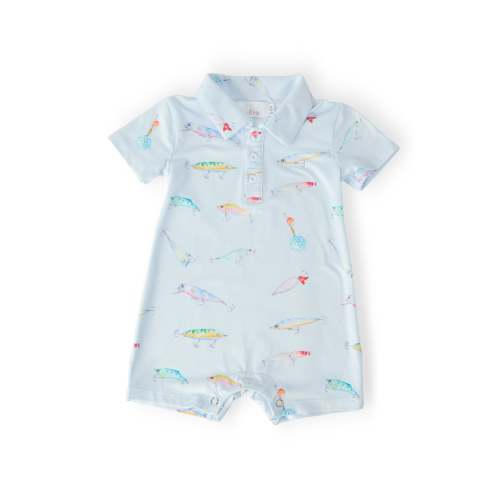 Fish Hook Polo Shorty One-Piece