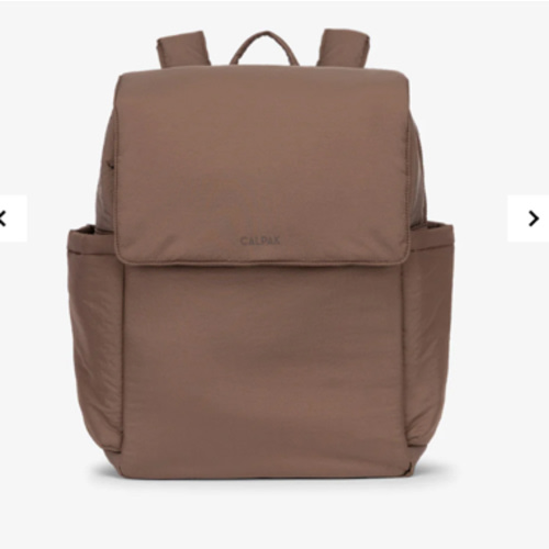 Diaper Backpack with Laptop Sleeve - HAZELNUT