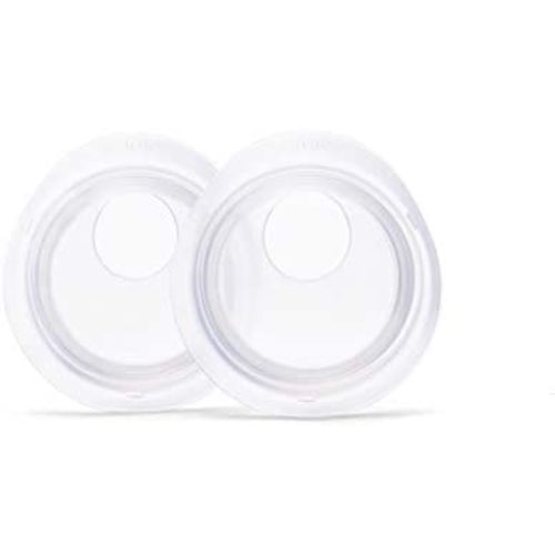 Elvie Catch Secure Milk Collection Cups | Set of Two Discreet Leak-Protection Silicone Cups | Reuseable Breast Shells Which Can Collect Up To 1oz