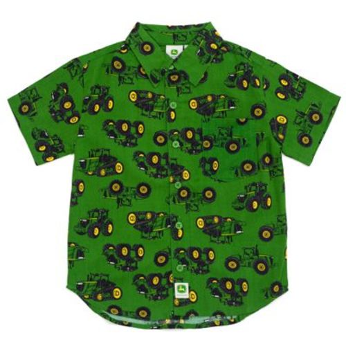 John Deere Tractor Button Down Dress Shirt Toddler