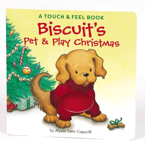 Biscuit's Pet & Play Christmas: A Touch & Feel Book: A Christmas Holiday Book for Kids