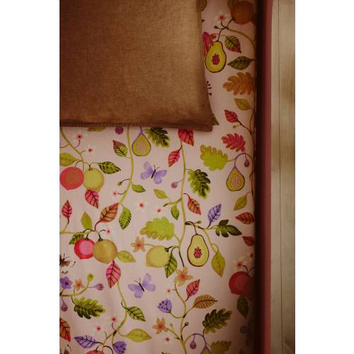 PATTERNED COTTON FITTED SHEET