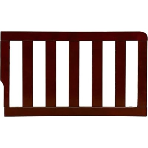 Dream On Me Convertible Crib Toddler Guard Rail in Espresso, Converts Cribs to Toddler Beds, Solid Wood Construction