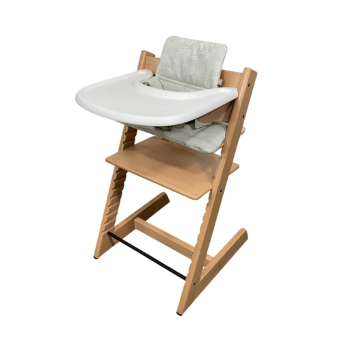 Stokke Tripp Trapp Complete High Chair, Natural, Mosaic Green, 2