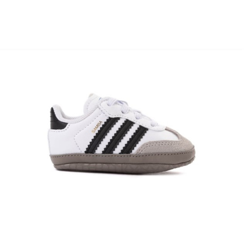 adidas Samba Crib Shoe - Baby - White / Core Black / Clear Granite | Journeys