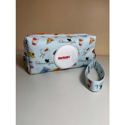 Wipes Pouch for Women with Zipper Pocket & Wristlet | Made to Order