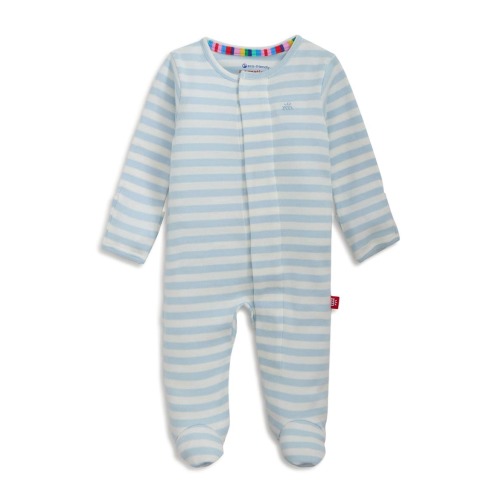 Kids' Striped Organic Cotton Footie