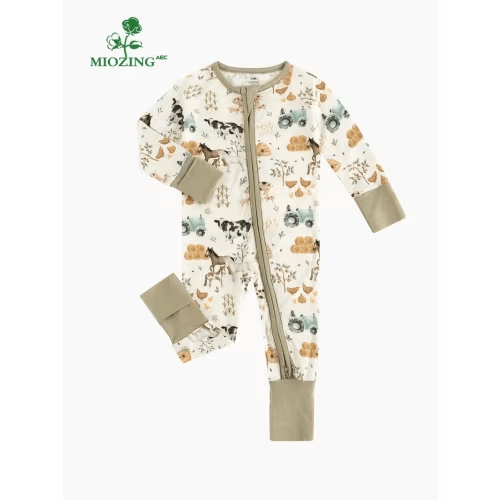 bamboo baby onesie baby boys clothes long sleeve zip - Temu