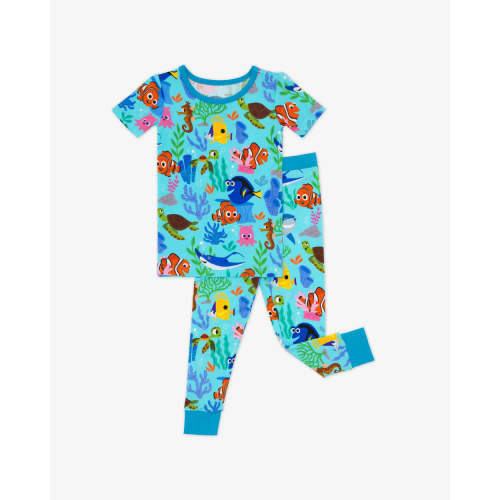 Pixar Nemo's Reef Two-Piece Short Sleeve Pajama Set – Little Sleepies
