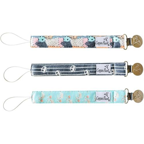 Binky Clip 3 Pack Set "Nightmare Before Christmas" by Copper Pearl