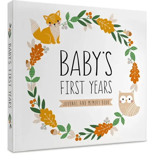 Keepsake Baby Memory Book for Baby Boy or Girl – Timeless Gender Neutral Baby Journal Scrapbook Photo Album for First 5 Years – Milestone Book to Record Every Event from Birth to Age 5