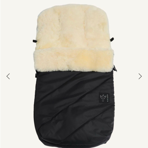 Kaiser - Hugo Lambskin Universal Footmuff - Black | Smallable
