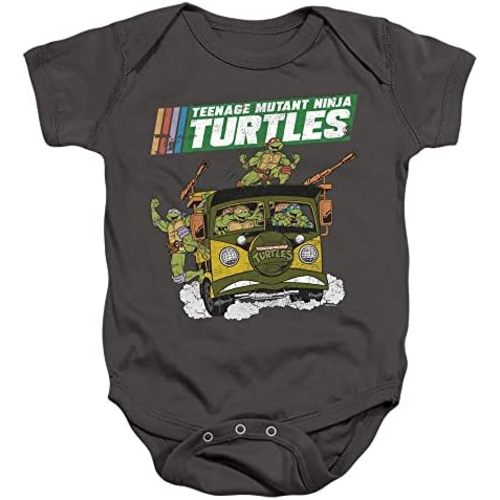 TMNT Teenage Mutant Ninja Turtles Van Infant Baby Boys Onesie Snapsuit