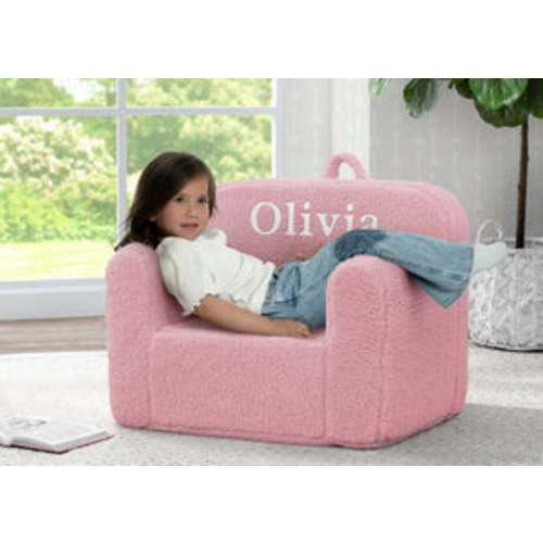 Personalized Cozee Sherpa Chair for Kids