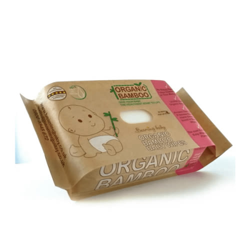 Beaming Baby Organic Bamboo Baby Wipes- 80 Pack - Organic Bunny