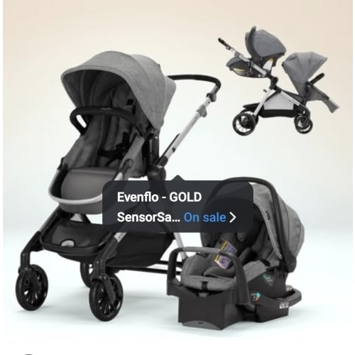 Buy Evenflo Gold SensorSafe Pivot Xpand Smart Modular Travel System at Well.ca | Free Shipping $35+ in Canada