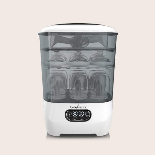 One Step™ Baby Bottle Sterilizer and Dryer Advanced - Electric steam sterilizer with HEPA Filter | Baby Brezza Canada