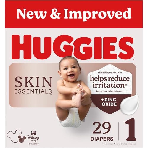 Huggies Skin Essentials Diapers Size 1, 29 Count