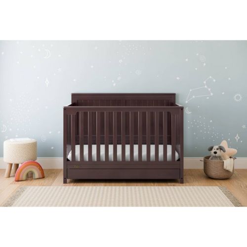 Graco Hadley 5-in-1 Convertible Crib with Drawer