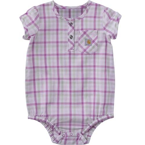 Carhartt Baby Girls' Poplin Bodysuit