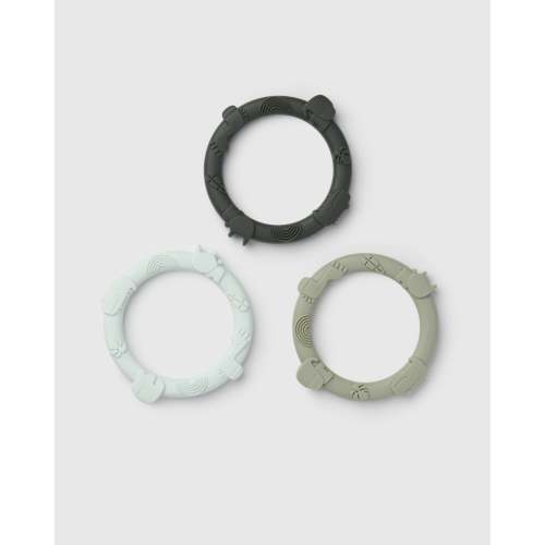 Wild Teether Ring Set - Sage Green