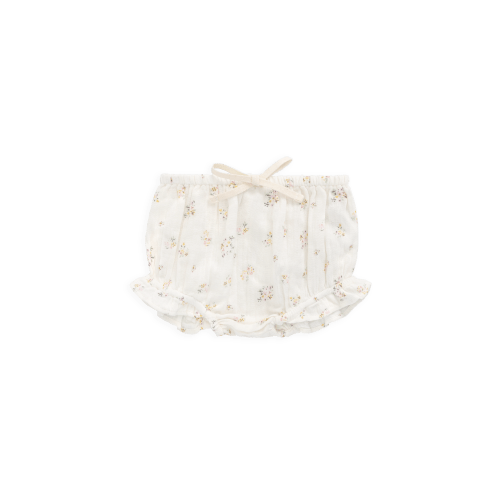 Organic Cotton Muslin Frill Bloomer - Ayla Whisper – Jamie Kay USA