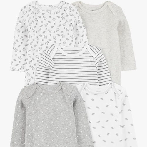 Simple Joys by Carter's unisex-baby 5-pack Long-sleeve Bodysuit