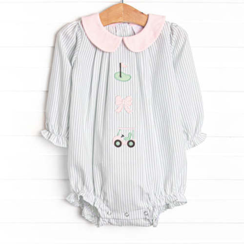 Going Golfing Applique Bubble, Green – Stitchy Fish