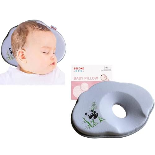 Baby Pillow for Sleeping for Newborn Head Support Soft & Cozy Prеvents FΙat Hеad Stroller Bassinet Insert Flat Design Almohadas para Bebes