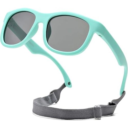 Hycredi Flexible Polarized Sunglasses with Strap for Baby Age 0-2 Years