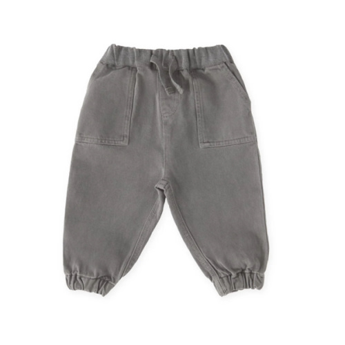 Vintage Twill Utility Jogger - Charcoal