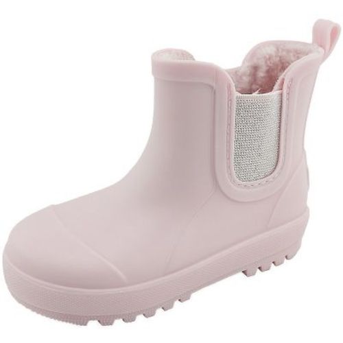 BEARPAW Toddler and Kids' Chelsea Rain Boots with Faux-Fur Lining