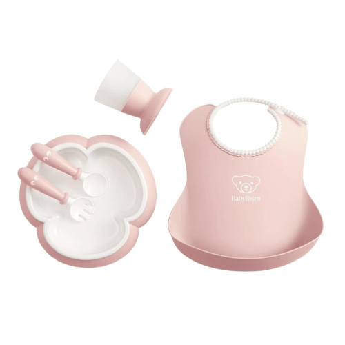 BabyBjorn Baby Dinner Set, Powder Pink