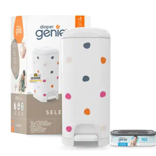 Diaper Genie Select Pail with Starter Refill